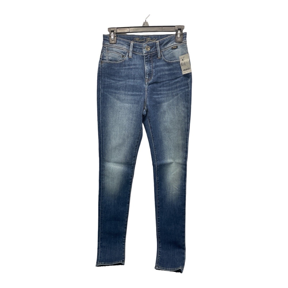 Mavi Gold Alissa Low Rise Trouser Women's 27/33 Light Distressed Blue Jeans Pant